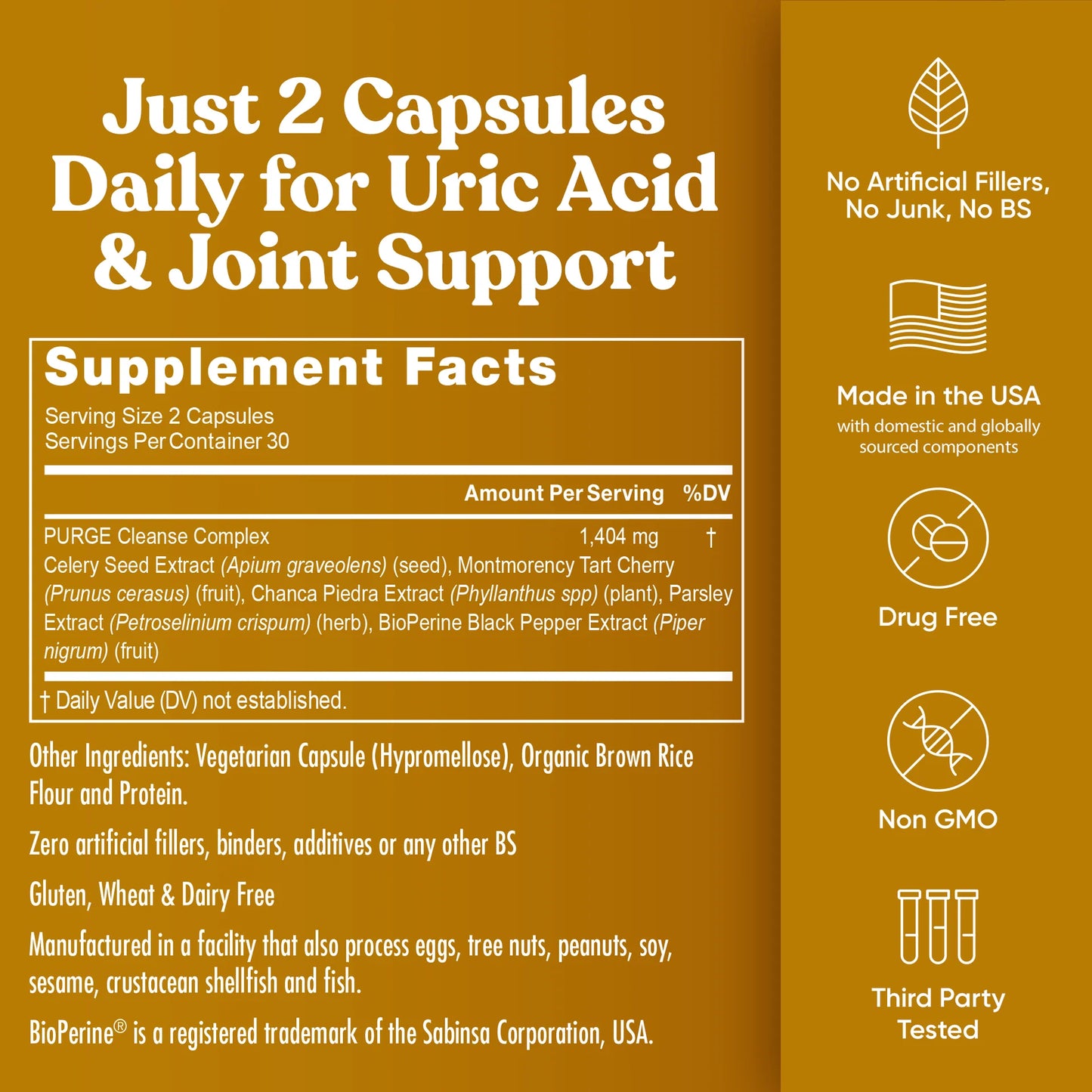 Uric Acid Cleanse & Joint Health