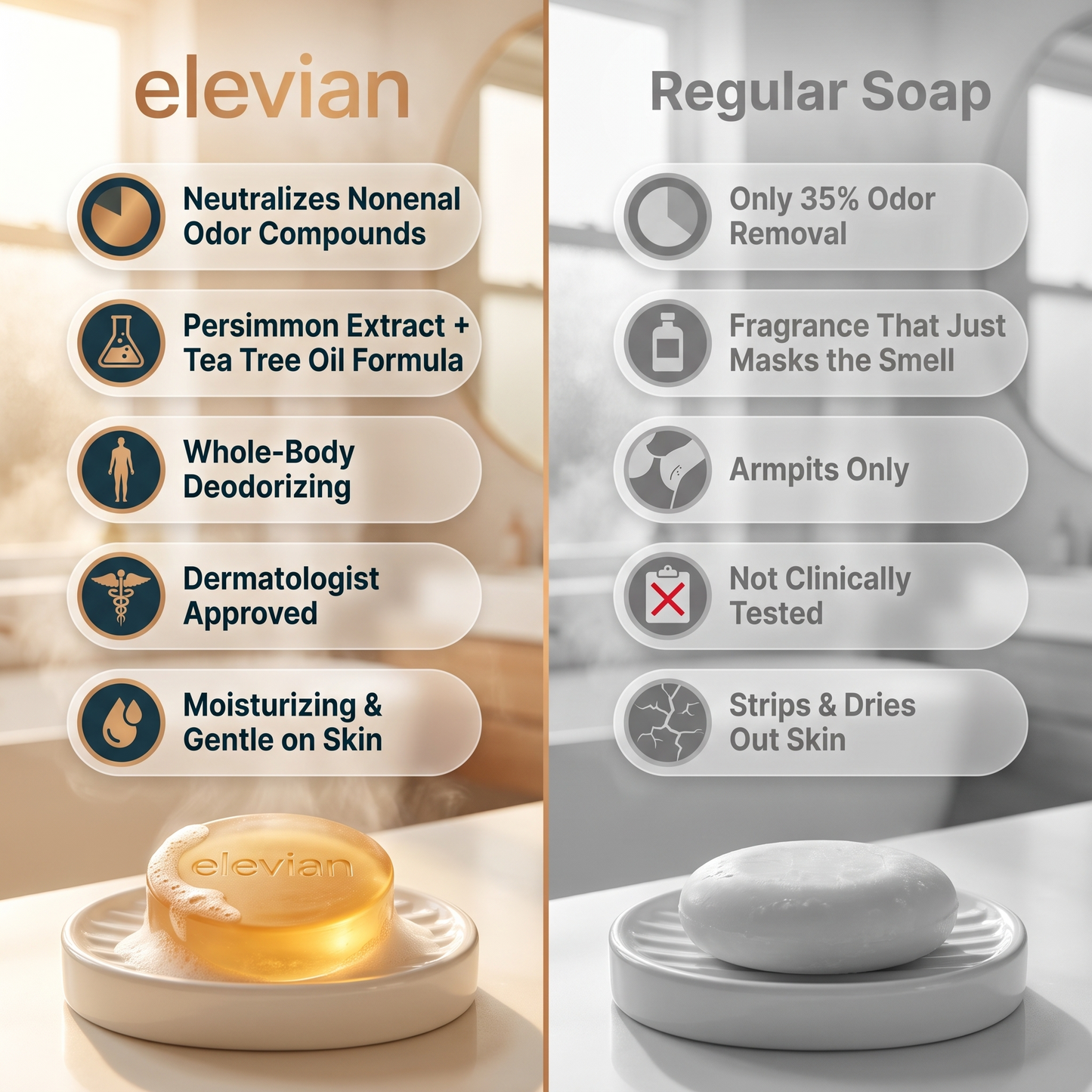 Persimmon Deodorizing Soap