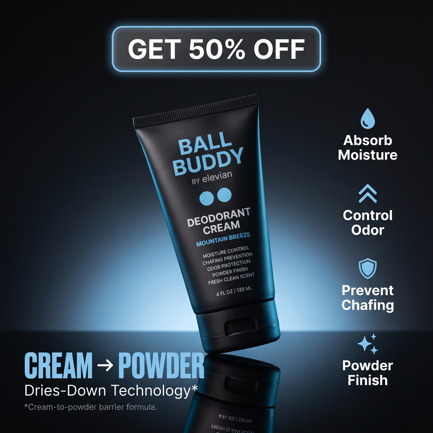 Ball Buddy Deodorant Cream